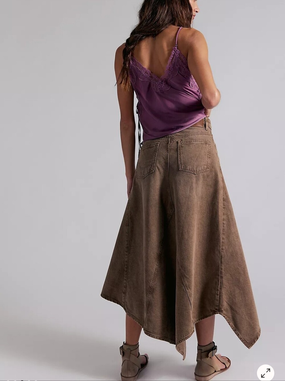NWT Free People We The Free Aquarius Maxi Skirt Msrp $178 - Picture 4 of 5